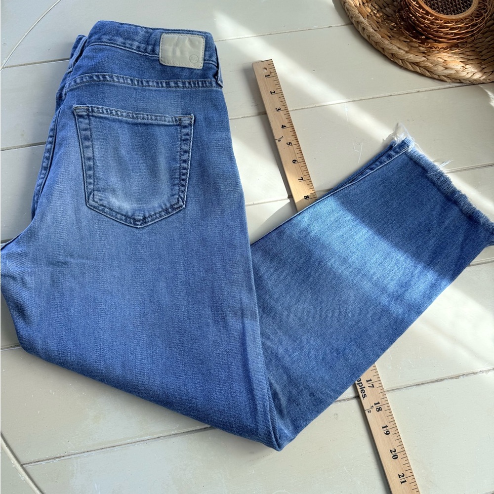 Ag Adriano Goldschmied Light Blue Denim Jeans